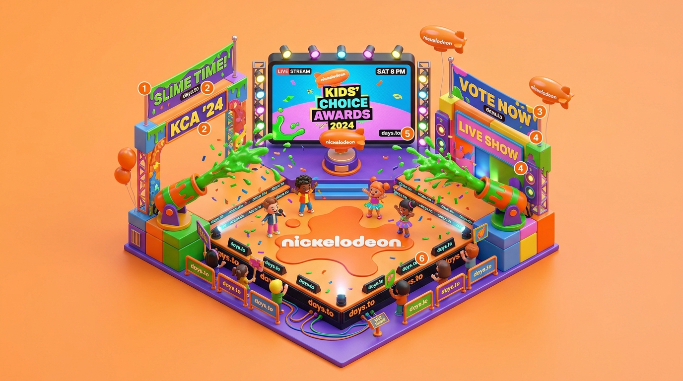 Nickelodeon Kids' Choice Awards 2026 countdown timer - Awards