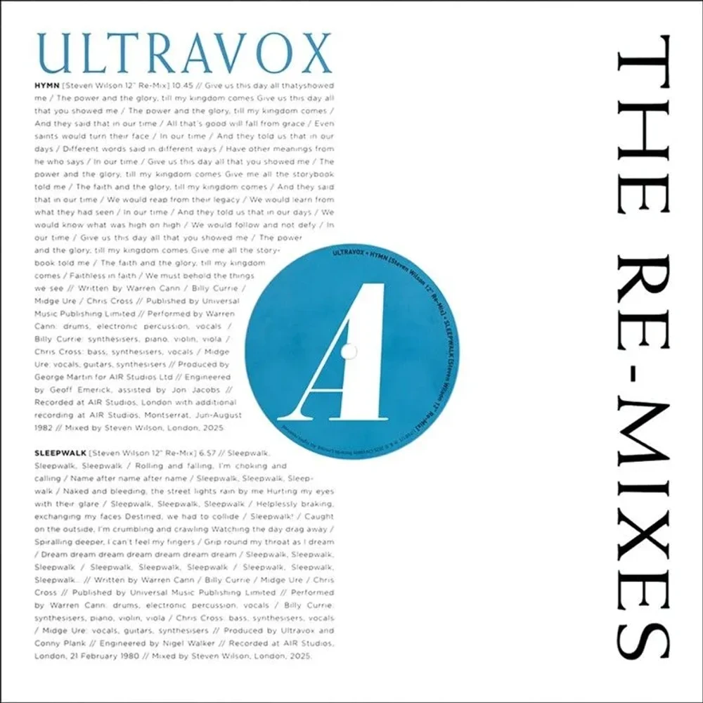 Ultravox - The Re-Mixes Date de sortie countdown - Musique