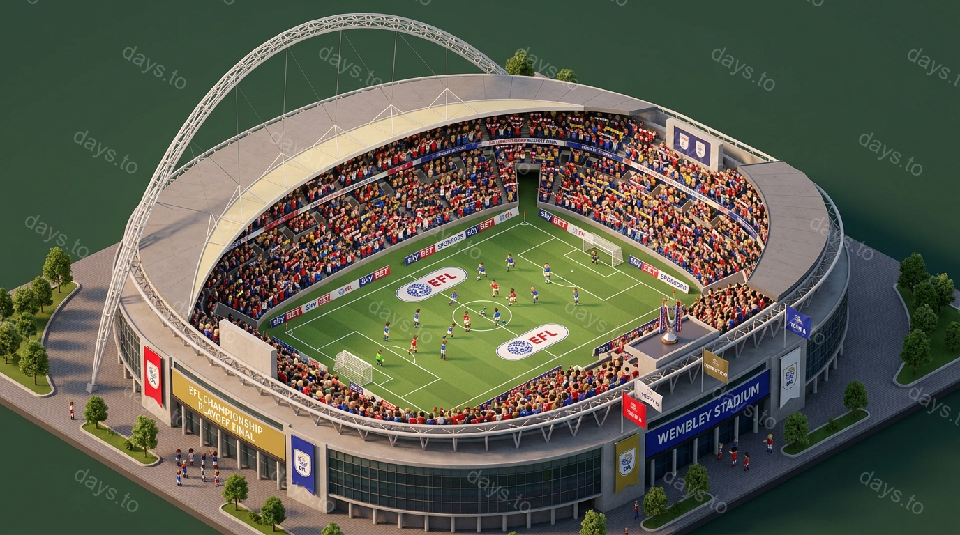 EFL Championship Playoff Final 2026 countdown - 体育