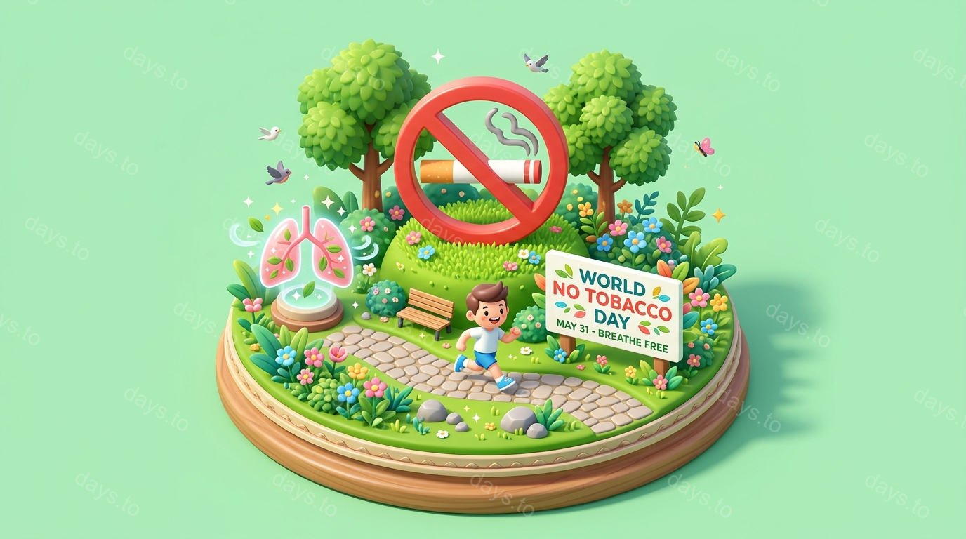 World No Tobacco Day countdown - Awareness