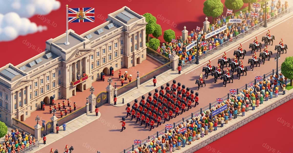 Trooping the Colour countdown - Cultural