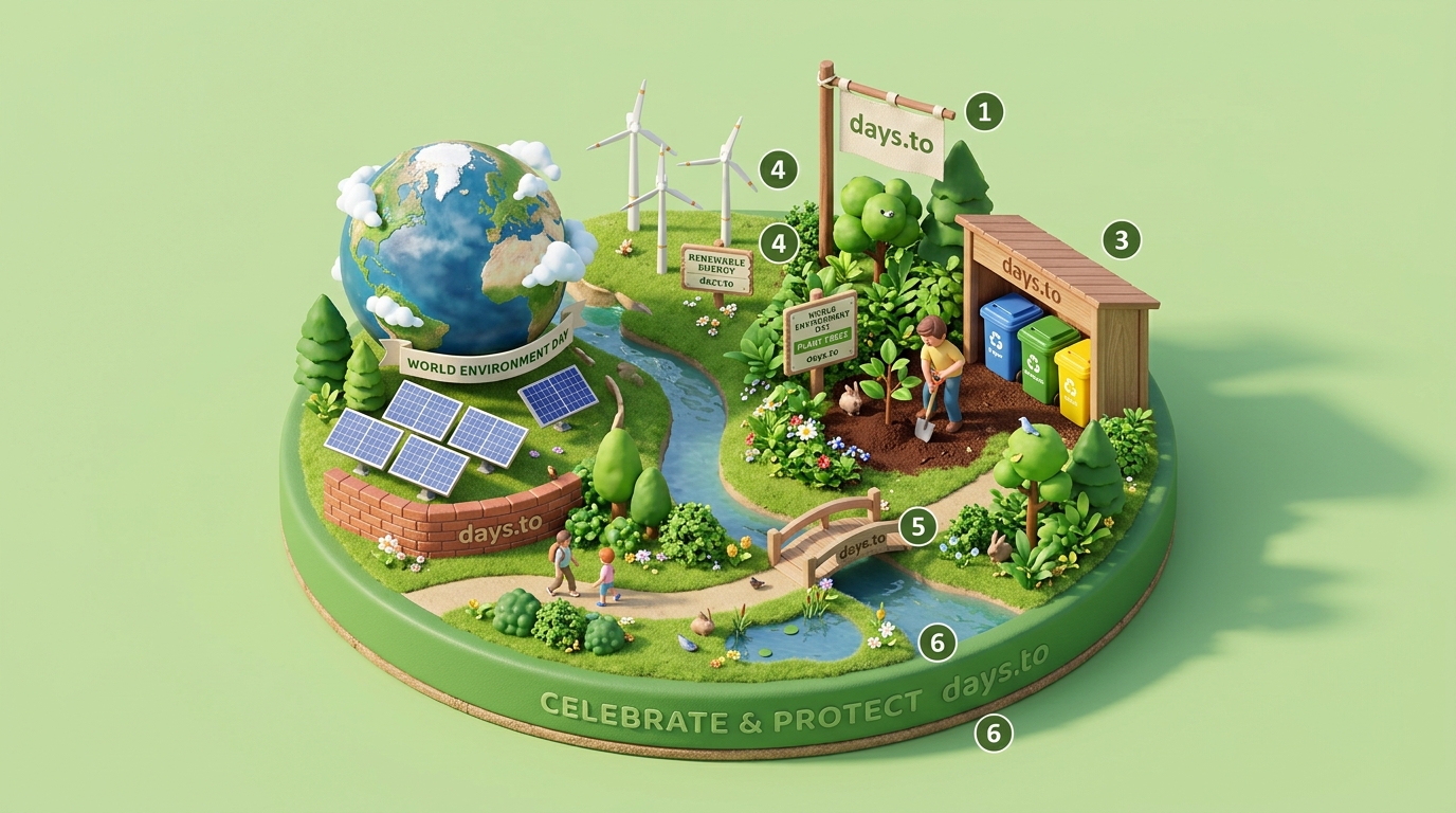 World Environment Day countdown - Awareness
