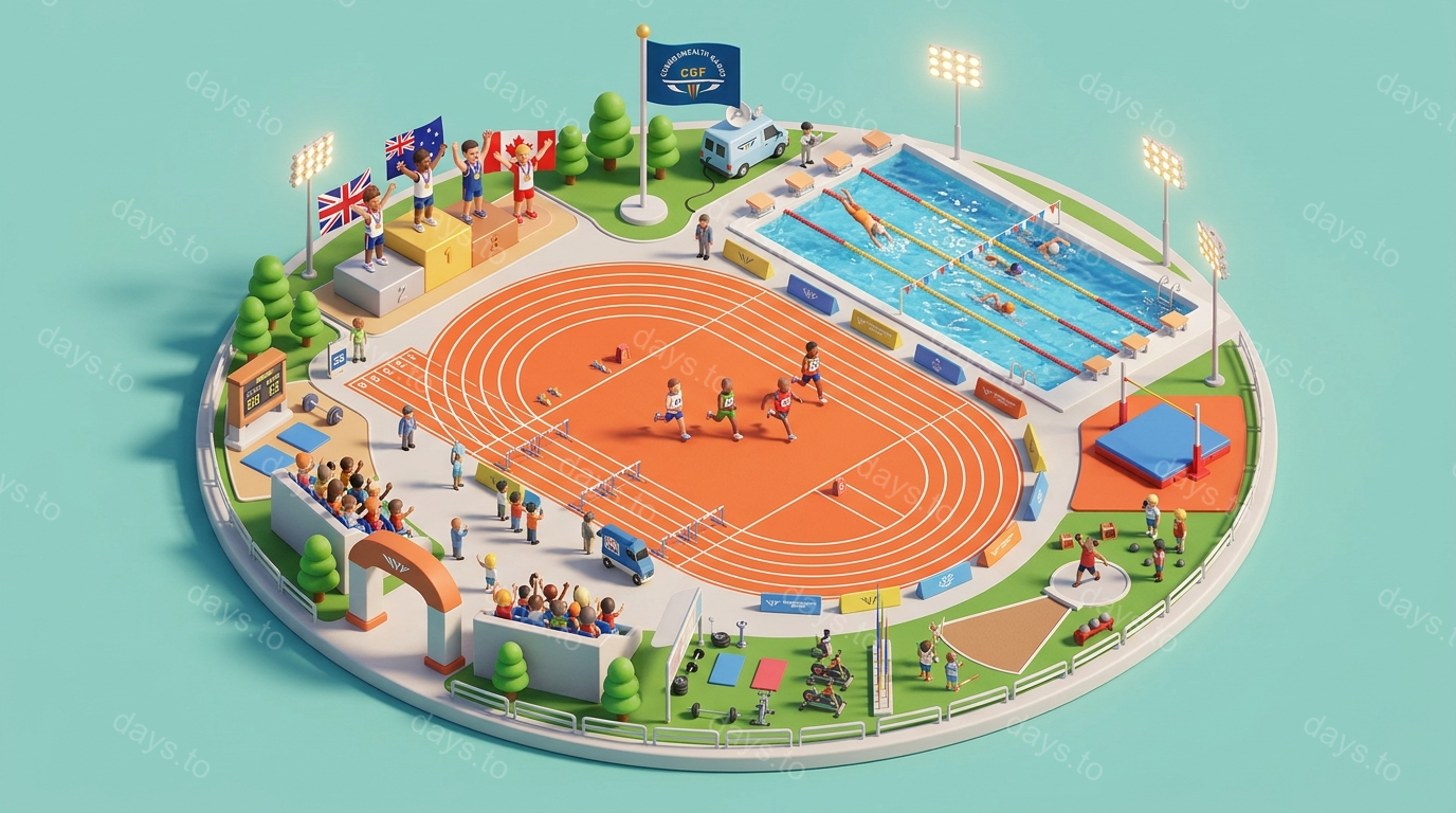 Commonwealth Games 2026 countdown - Sport