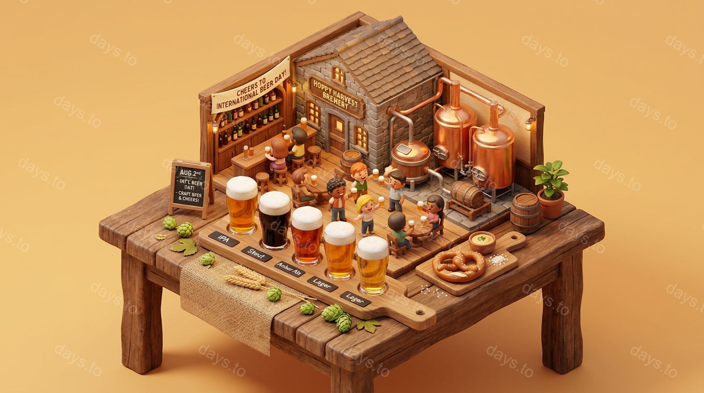 International Beer Day countdown - Awareness