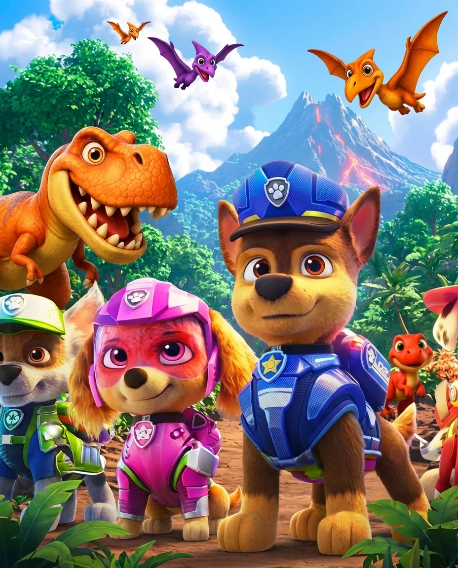 PAW Patrol: The Dino Movie countdown - Movie