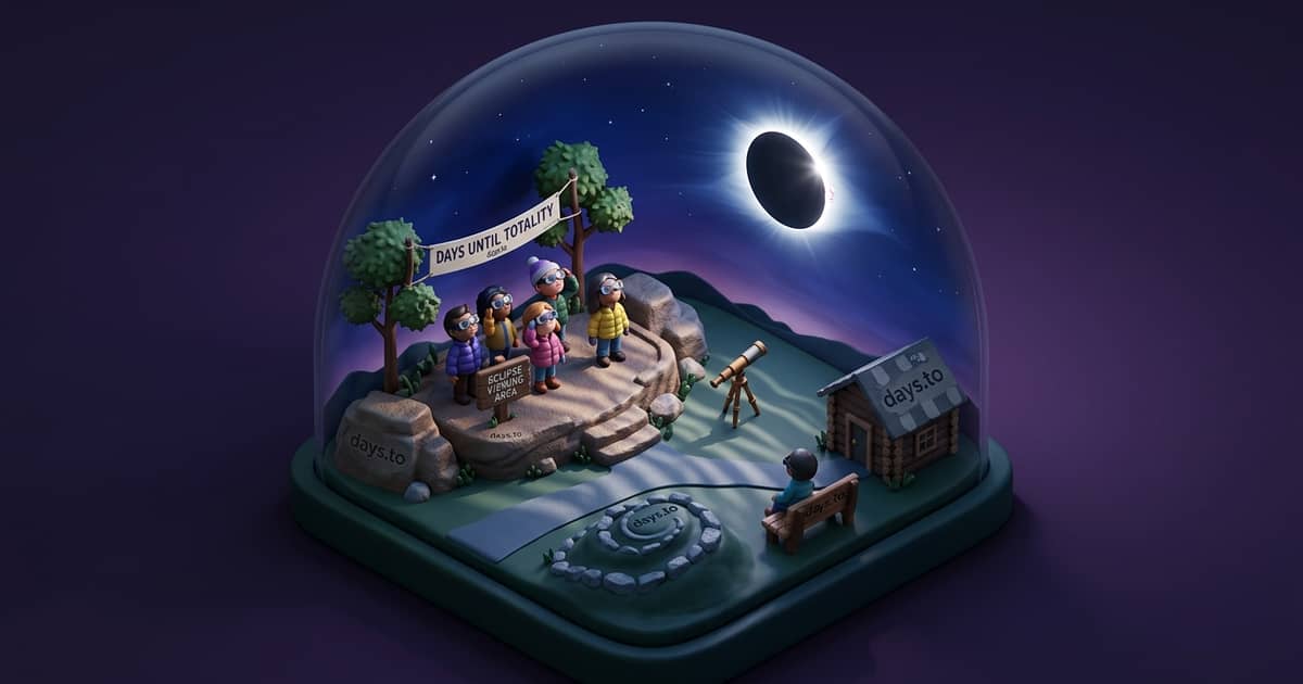 Total Solar Eclipse countdown - Space