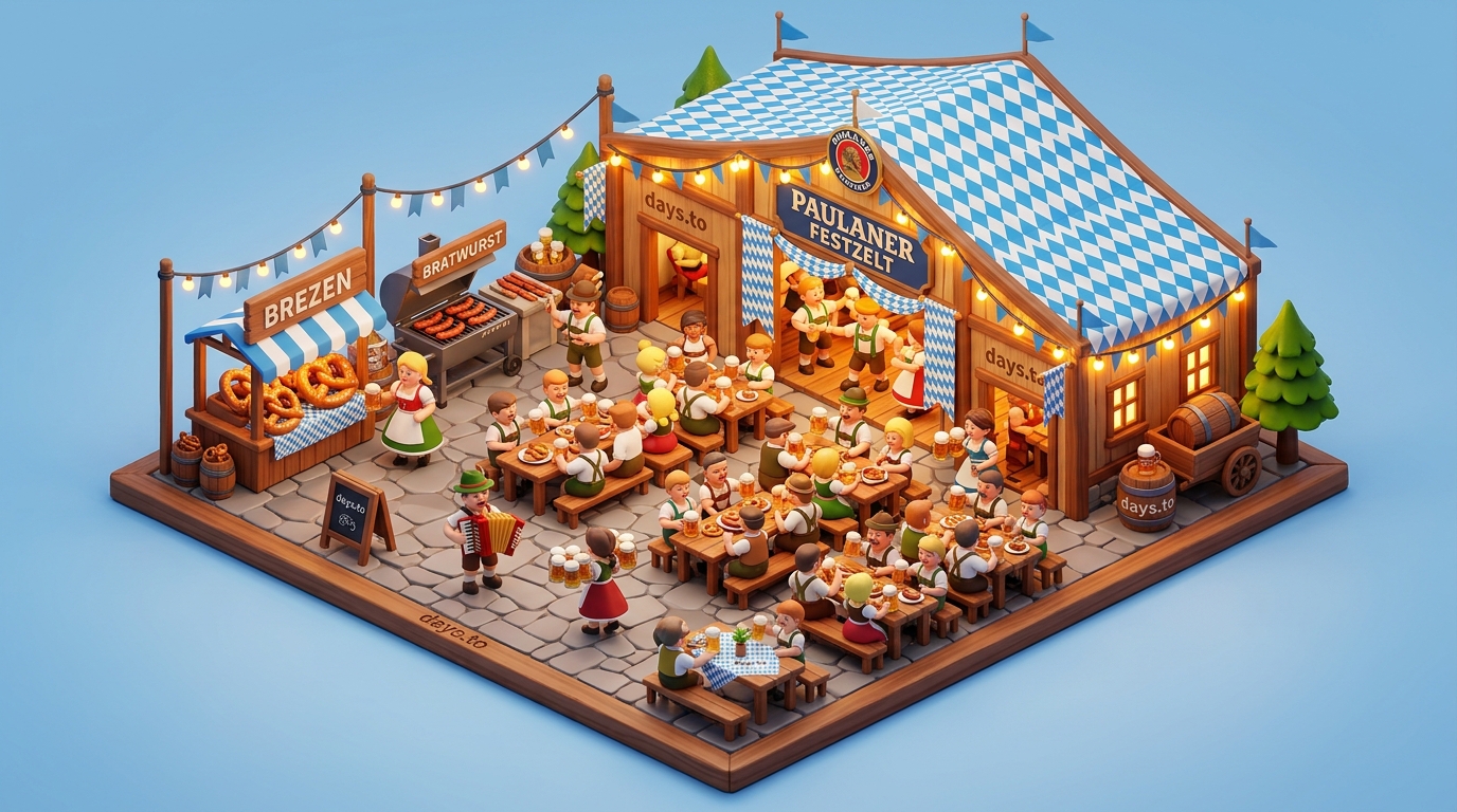 Oktoberfest 2026 countdown - Holidays