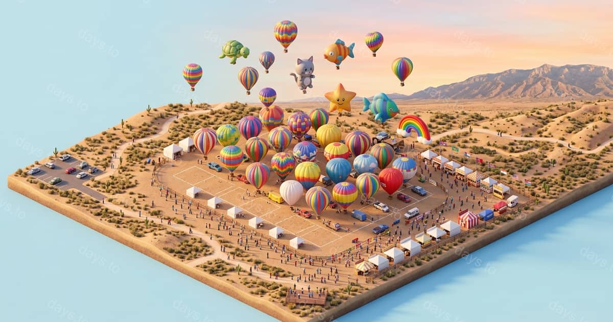 Albuquerque Balloon Fiesta countdown - Holidays