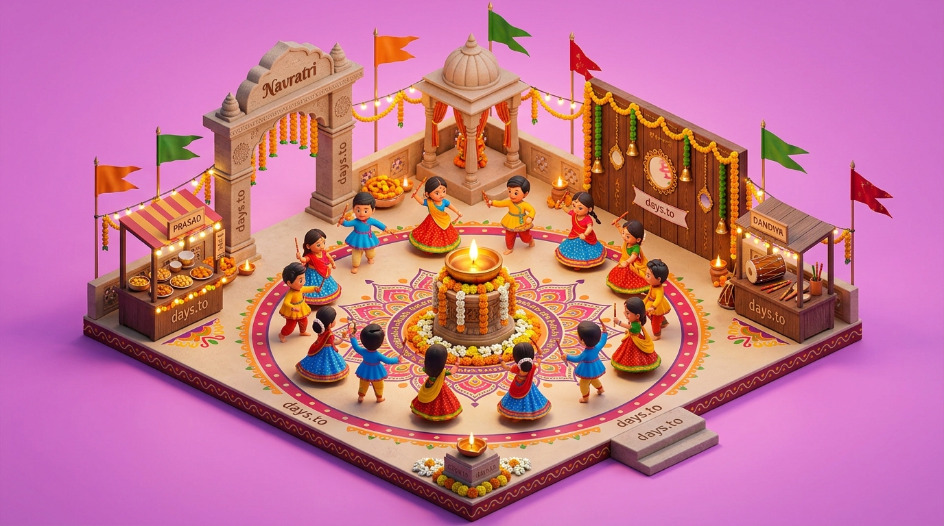 Navratri countdown - Holidays