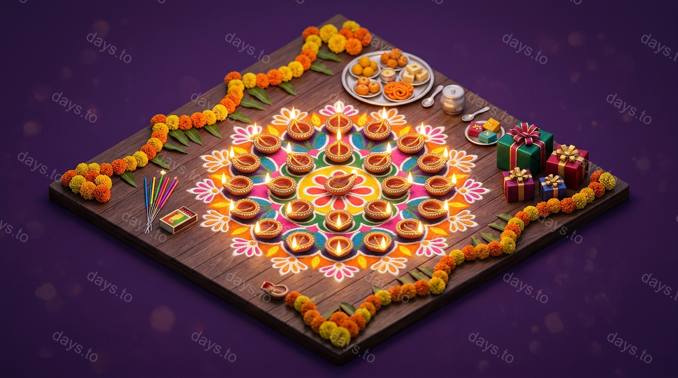 Diwali countdown - Holidays