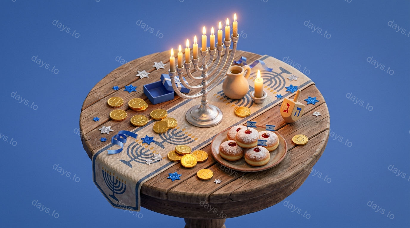 Hanukkah countdown - Holidays