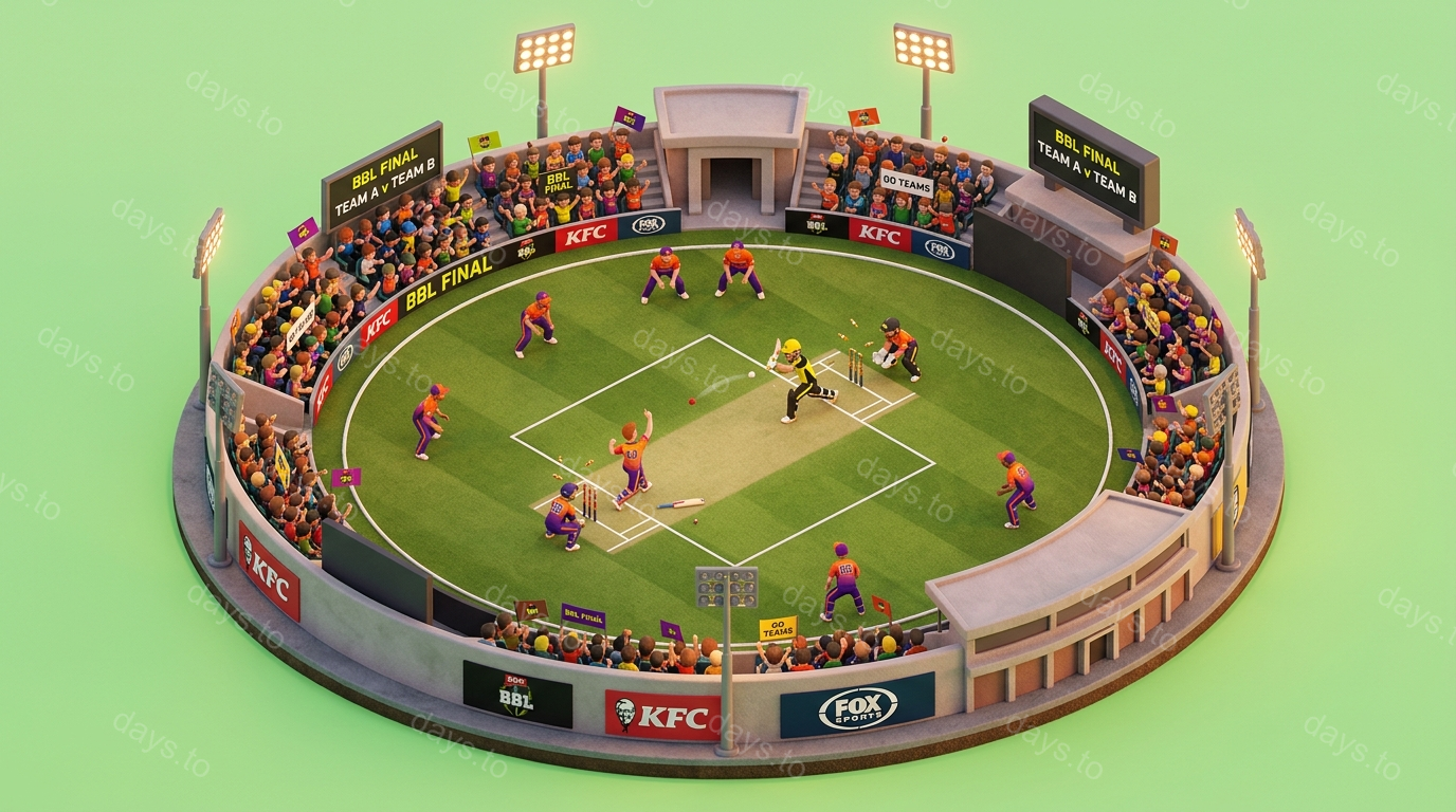 Big Bash League Final 2027 countdown - Sport
