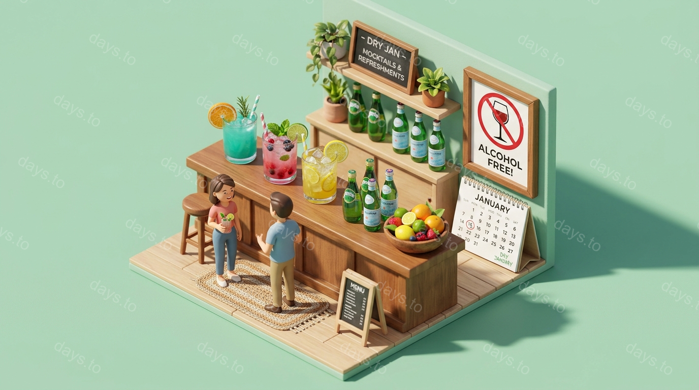 Dry January countdown - Awareness