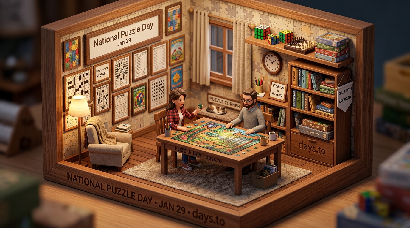 National Puzzle Day countdown - Holidays