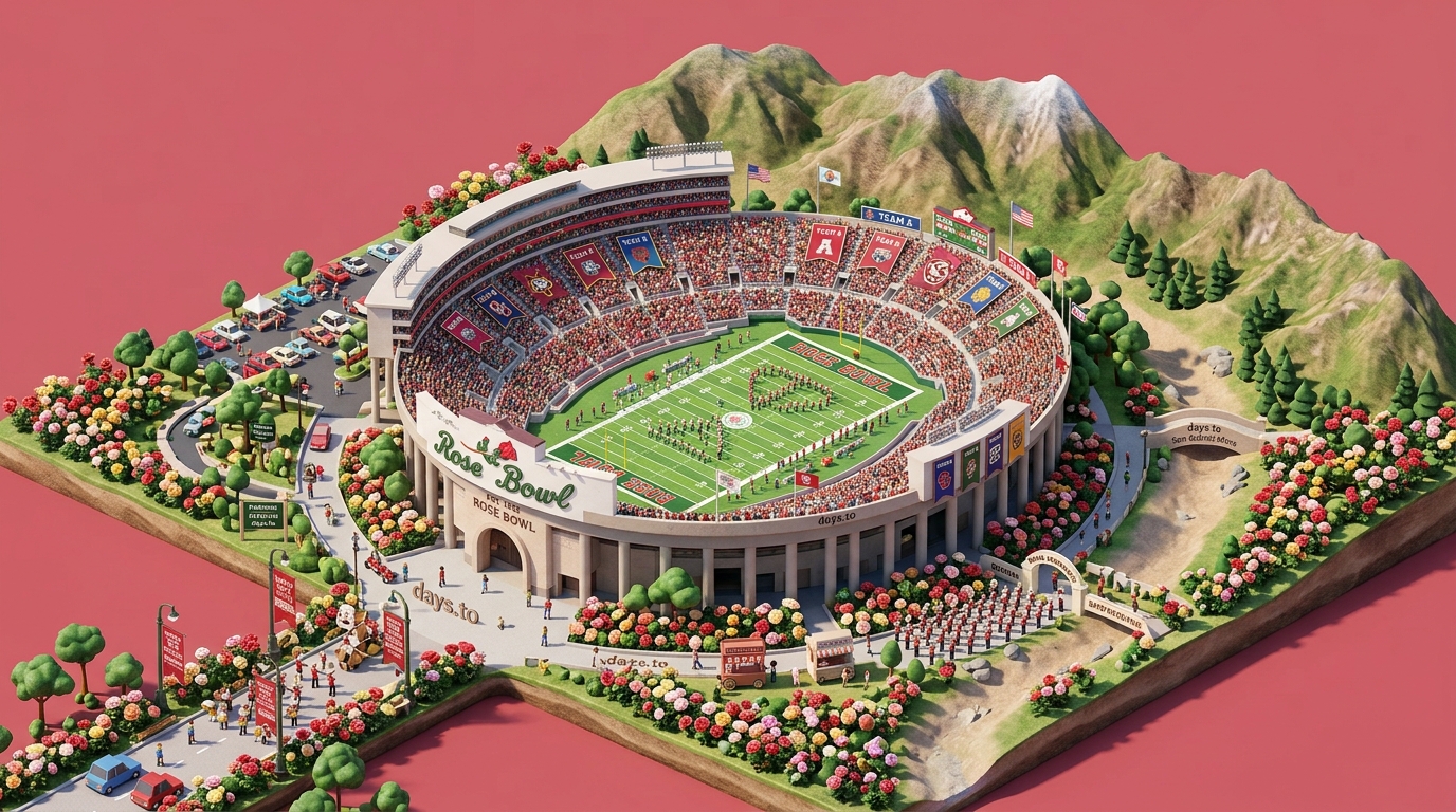 Rose Bowl Game 2027 countdown - Sport