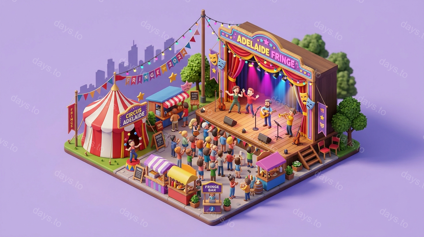 Adelaide Fringe 2027 countdown - Music