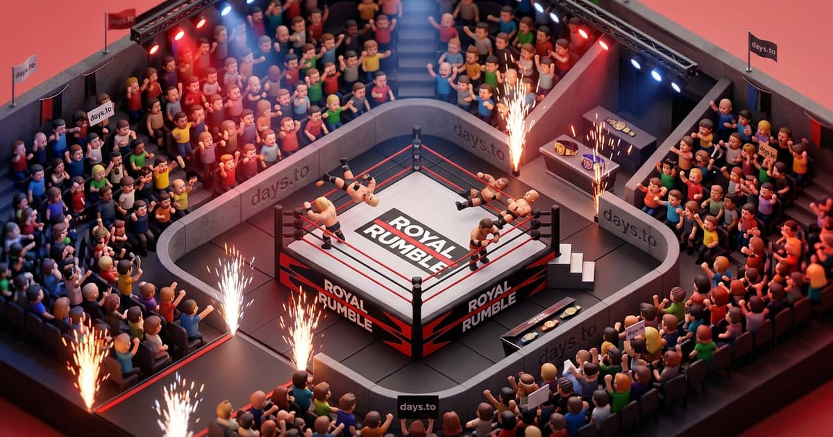 WWE Royal Rumble countdown - Sport