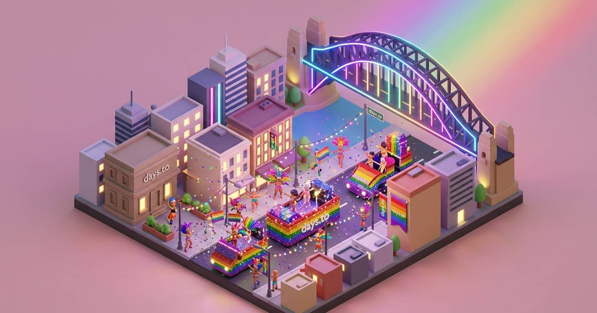 Sydney Mardi Gras countdown - Holidays