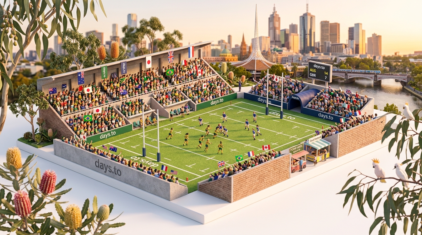 Womens Rugby World Cup 2029 countdown - Sport