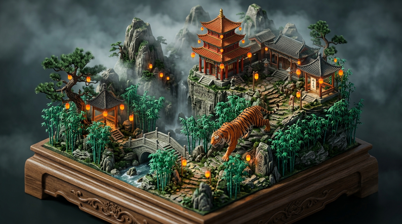 Year of the Tiger countdown - Holidays